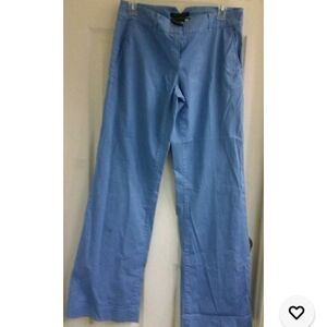 Elie Tahari Pants, women's size 2, blue casual, wide leg, cotton blend NWT $188